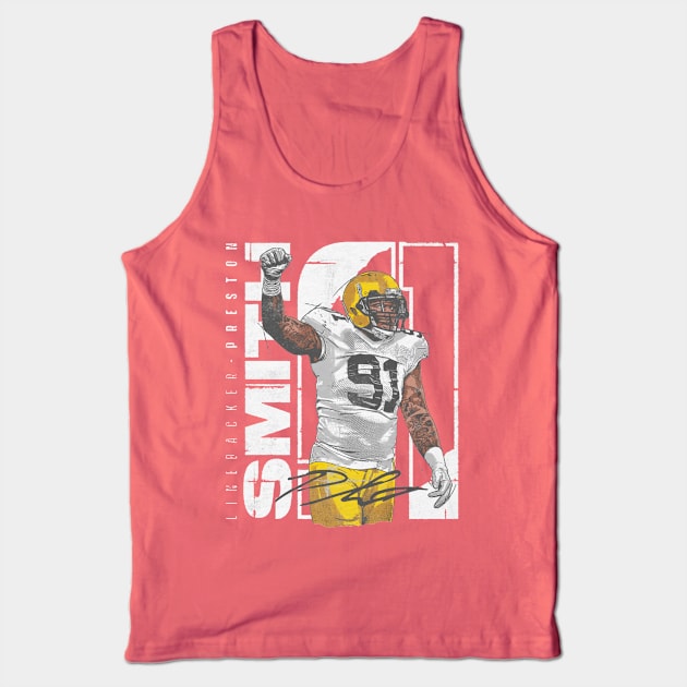 Preston Smith Green Bay Stretch Tank Top by Buya_Hamkac